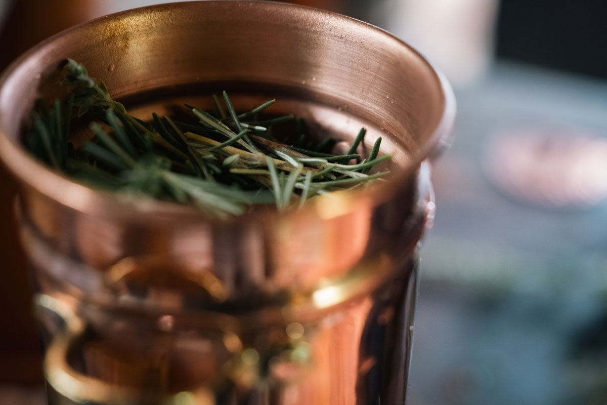 Plantes sèches triées